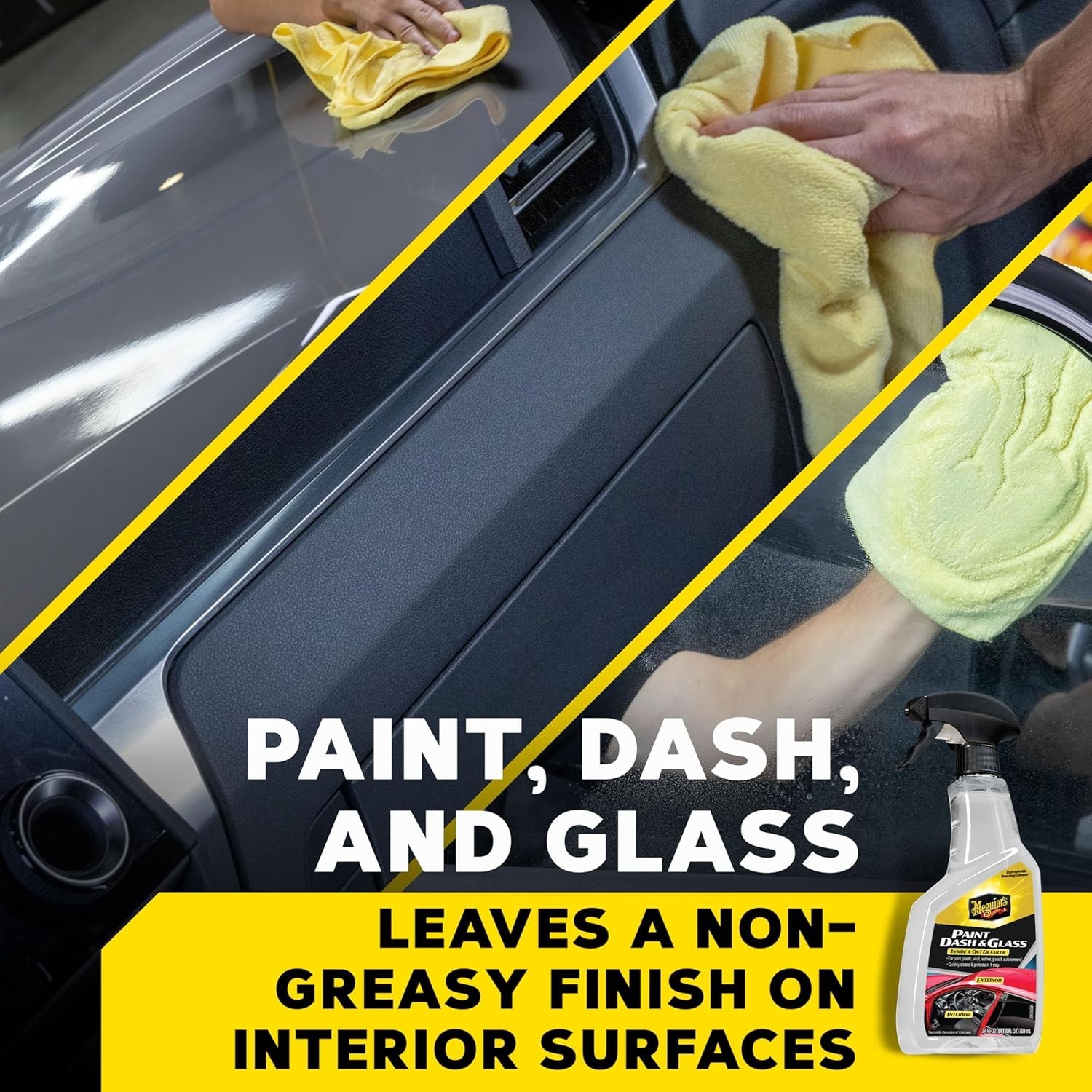 Meguiar’s 24oz Paint, Dash & Glass Detailer: Quick & Easy Interior/Exterior Care