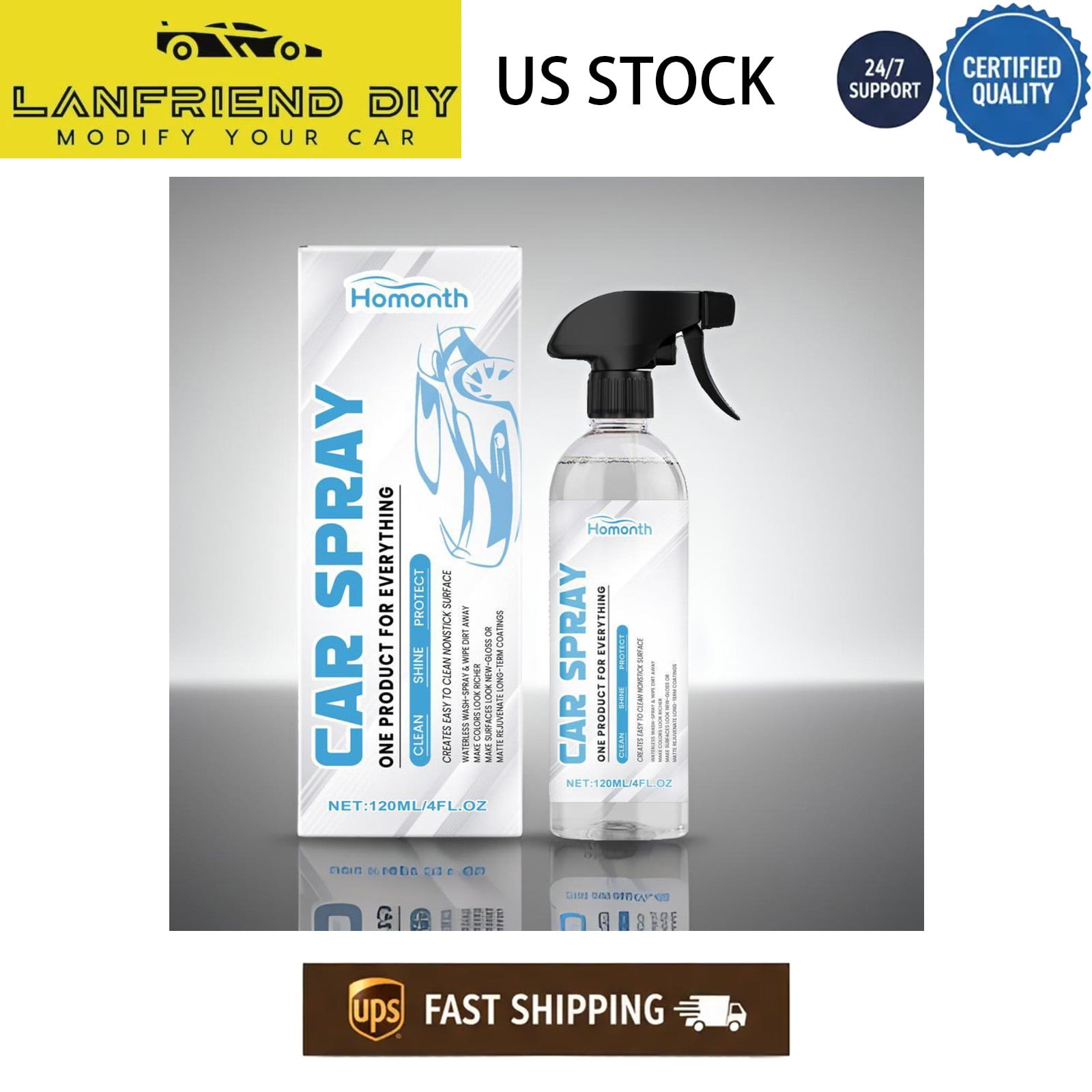 Multi-Function Vehicle Treatment – Premium Paint Enhancement & Stain Defense 🚗