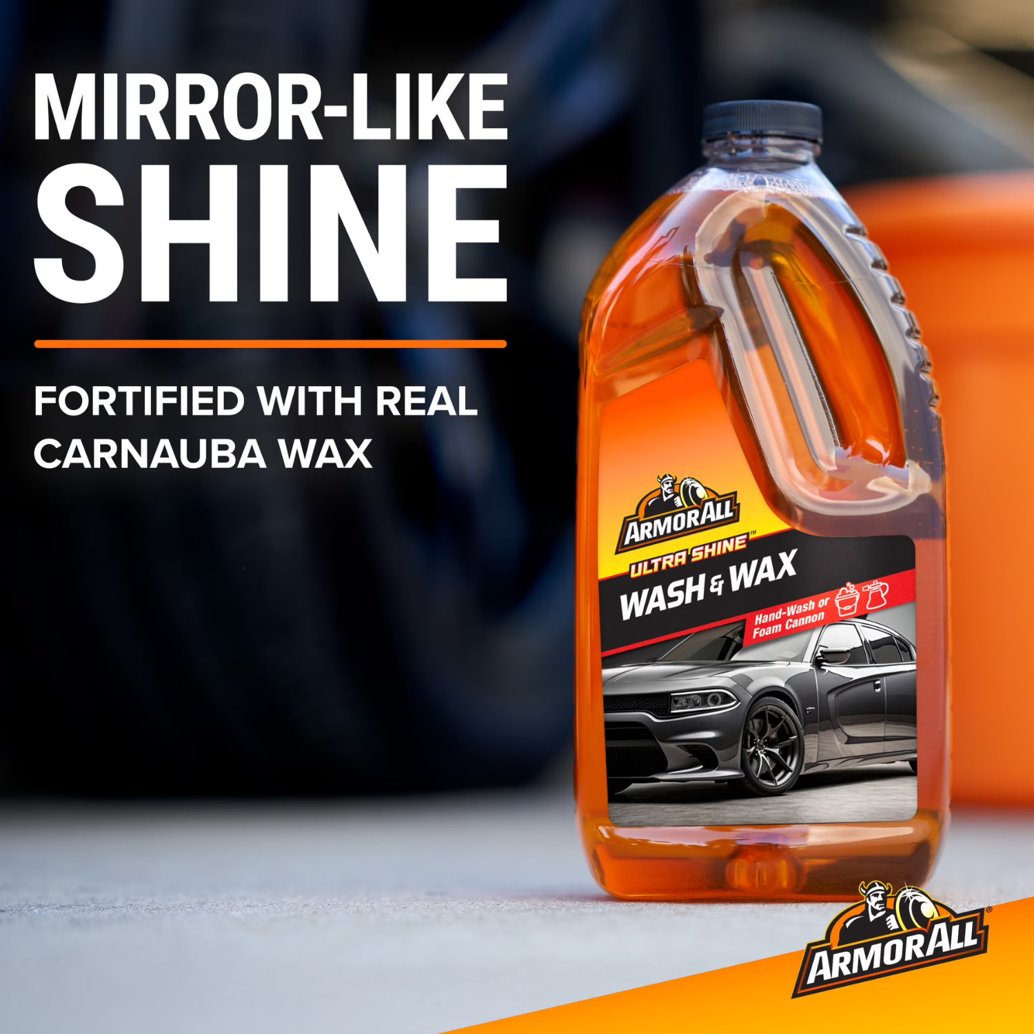 Armor All Ultra Shine Car Wash and Wax for Car Detailing, 64 fl oz Bottle​, 4 PK