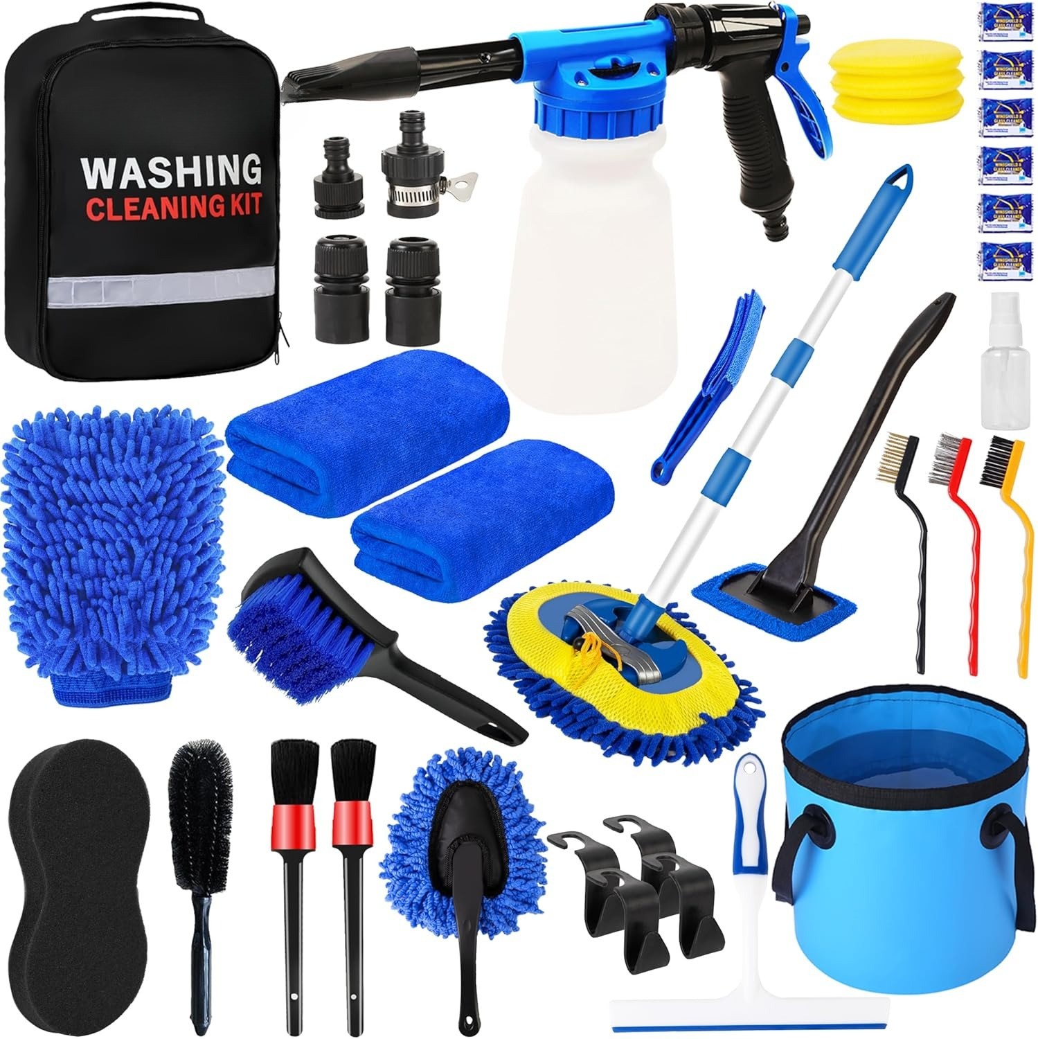 37-Piece Car Wash and Care Kit