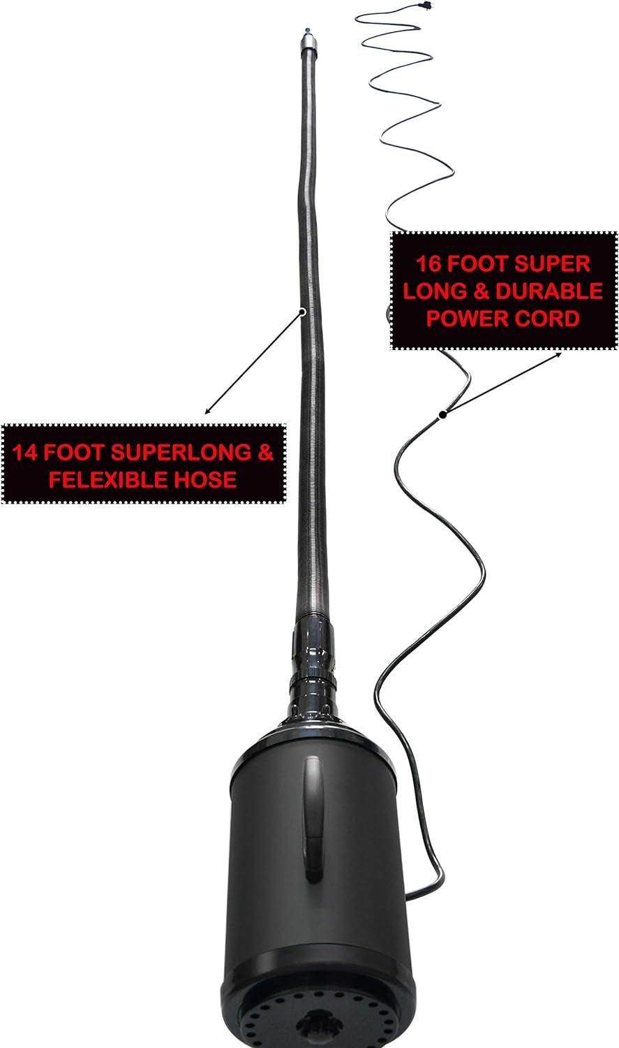 14ft Flexible Hose Car & Motorcycle Dryer – Powerful 2800W Auto Detailing Tool