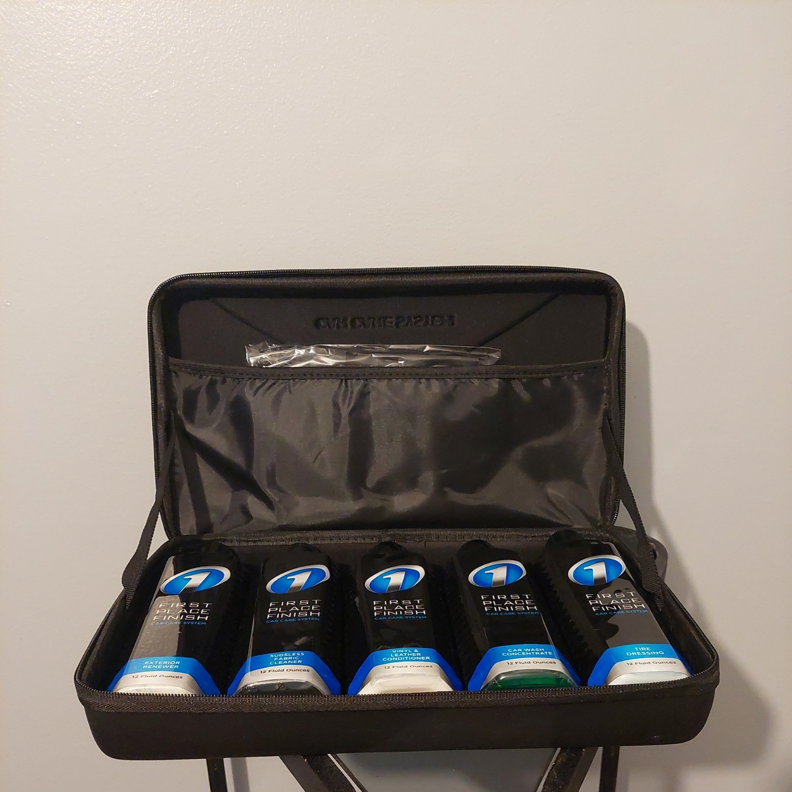Premium First Place Finish Car Care Products System 12 OZ. Kit 4 Bottle Set