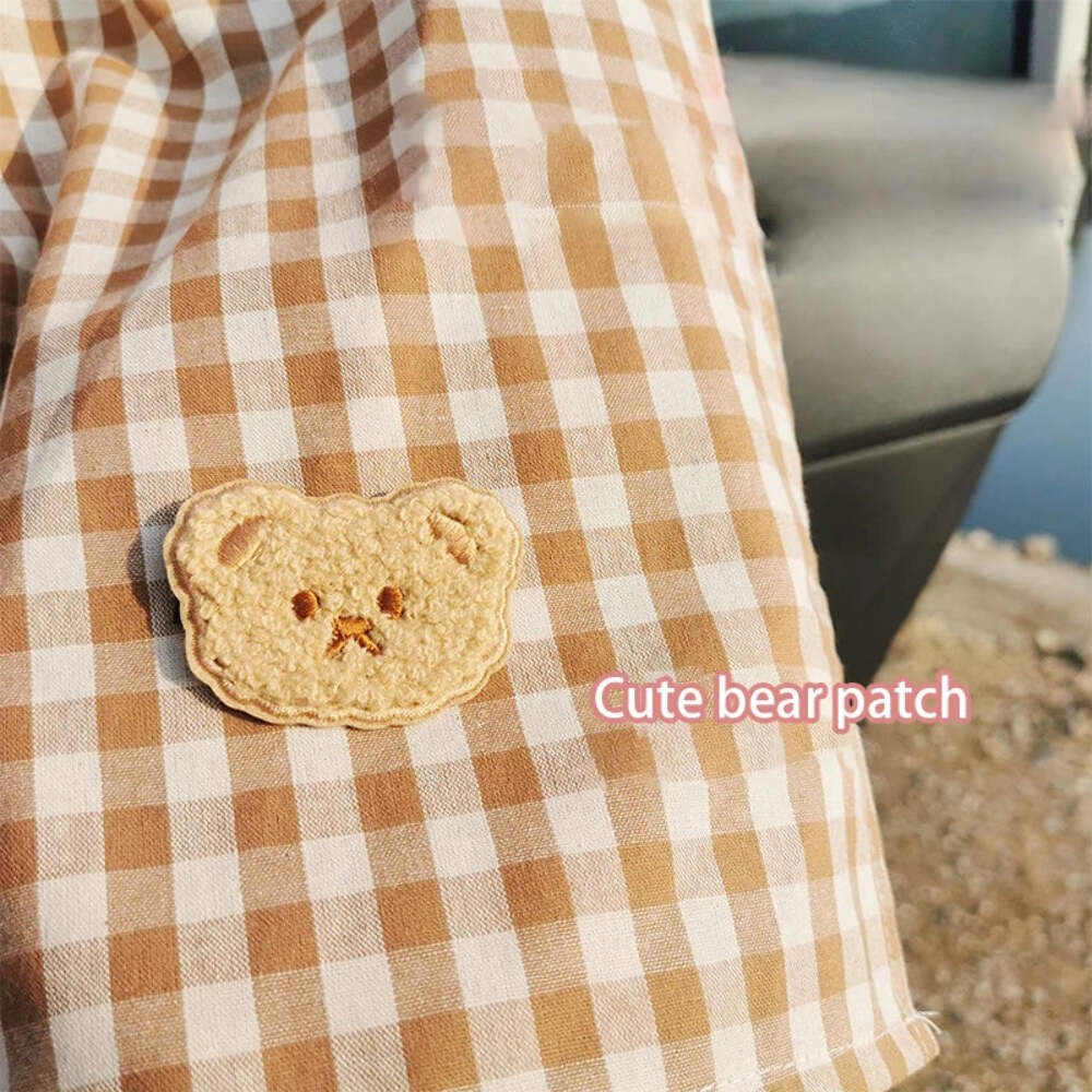 1pc Universal Car Sun Shade Curtains Cute Cartoon Bear Rear Side Window