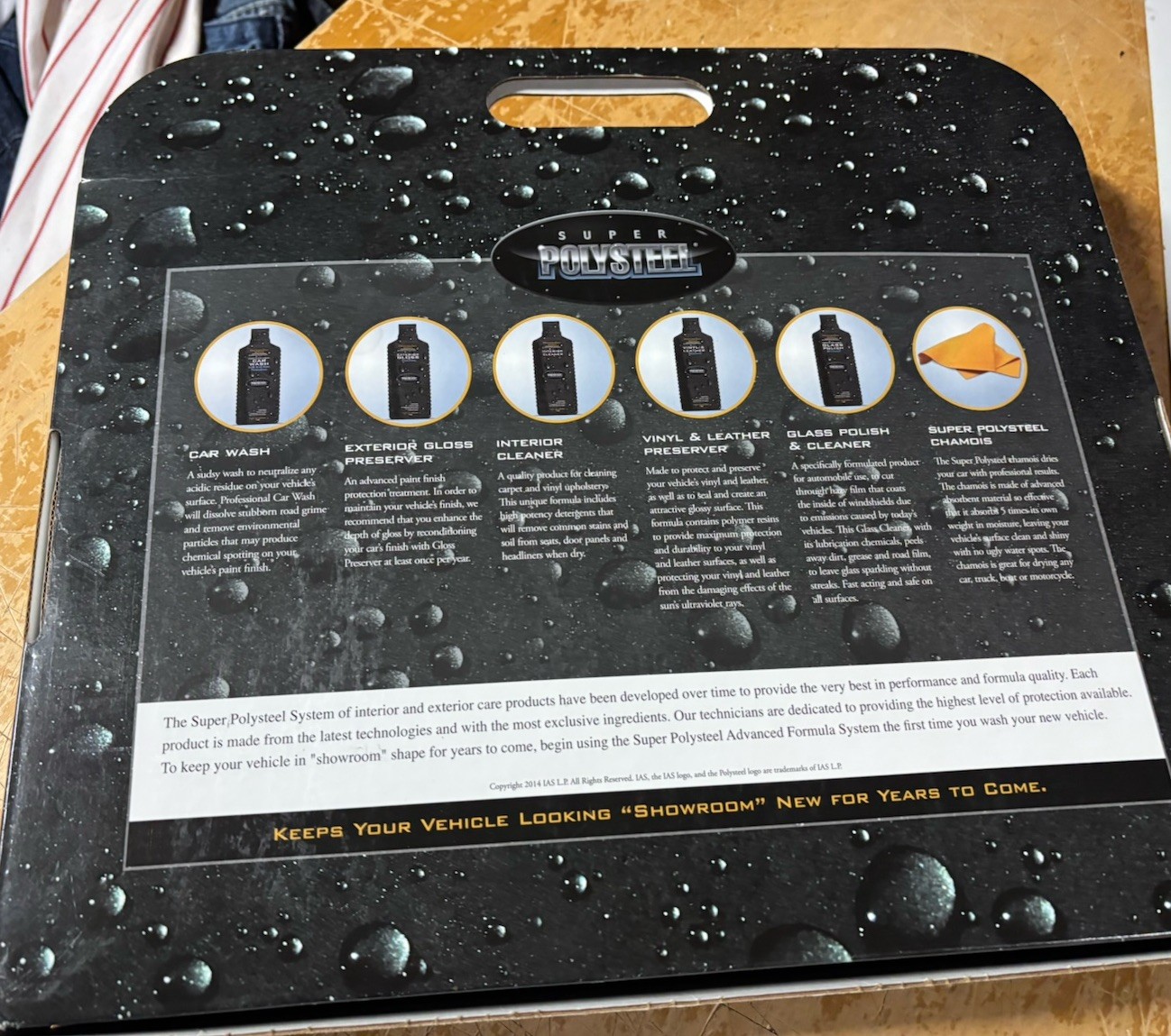 SEALED new SUPER POLYSTEEL Professional 6-Step Car Care System Auto Detailing