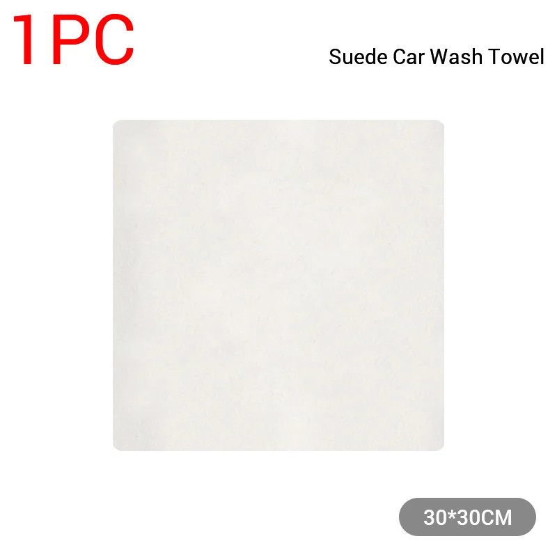 Natural Chamois Sheepskin Car Cleaning Drying Towel Quick Absorbent