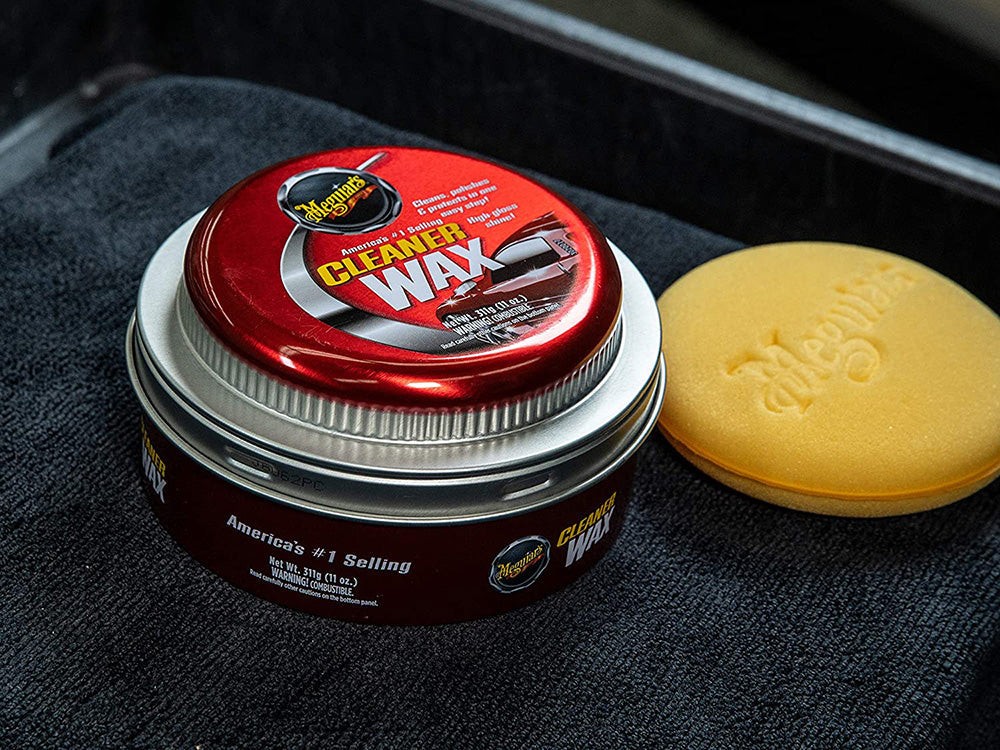 Meguiars A1214 Cleaner Paste Wax with Foam Applicator