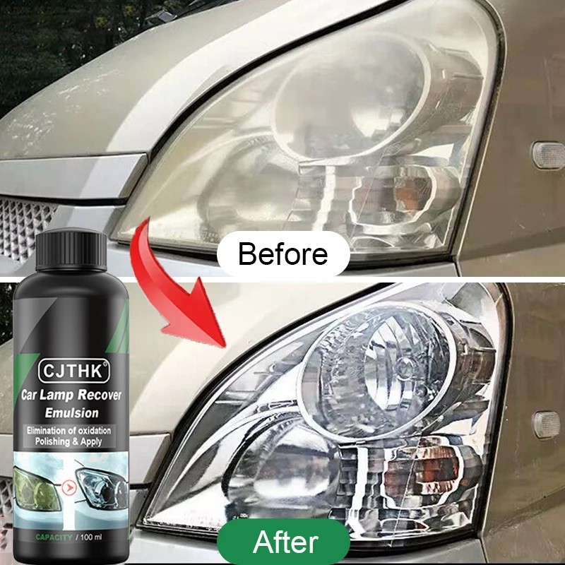 Car Headlamp Scratch Remover Repair Cleaning Paste Polish Liquid Kit