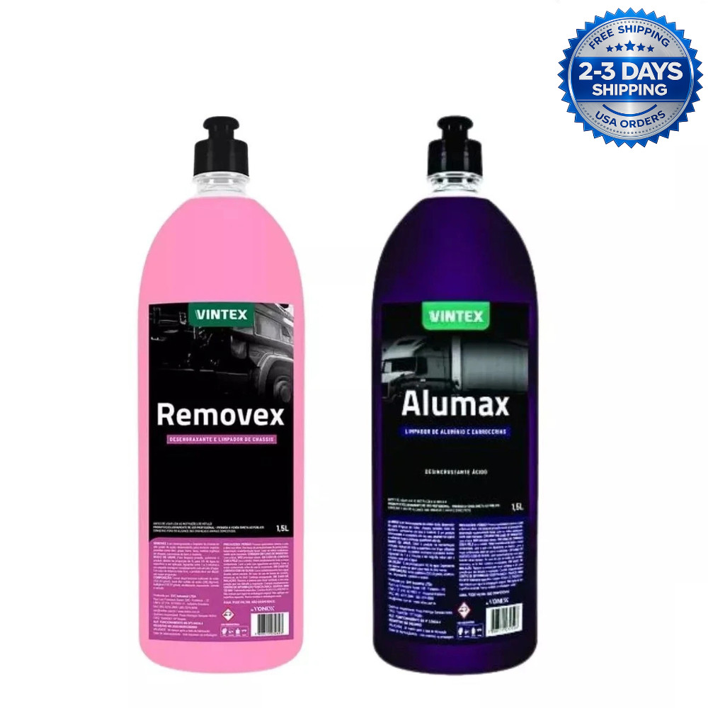 Vonixx Alumax Aluminum Wheel Cleaner + Removex Degreaser 1.5L Kit