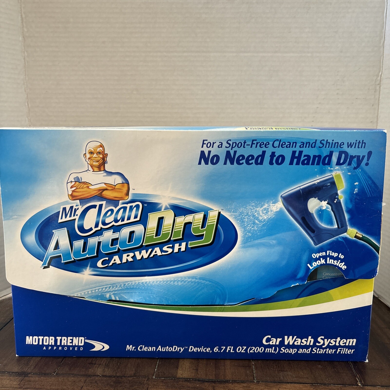 New Mr. Clean AutoDry Carwash System Car Detail Kit With Soap + Filter + Sprayer