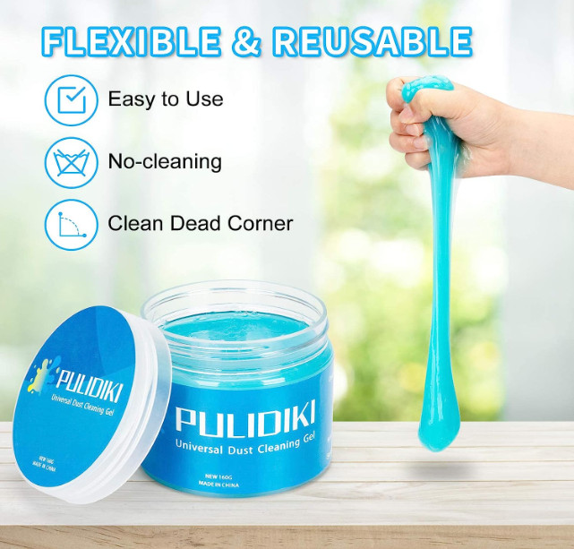 Car Cleaning Gel Kit Universal Detailing Automotive Dust Car Crevice Cleaner Aut