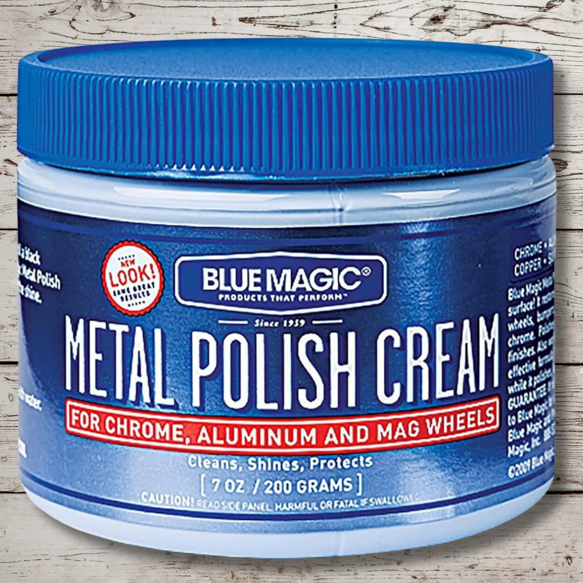 Mag Aluminum Polish Cream Car Wax Wheel Cleaner Auto Shine Chrome Trim Restorer