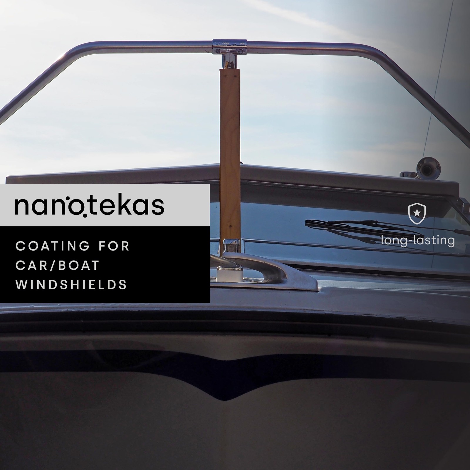 Nanotekas Ceramic Coating for Cars – Nano Wiper Auto 3.38 Fl Oz (Pack of 1)