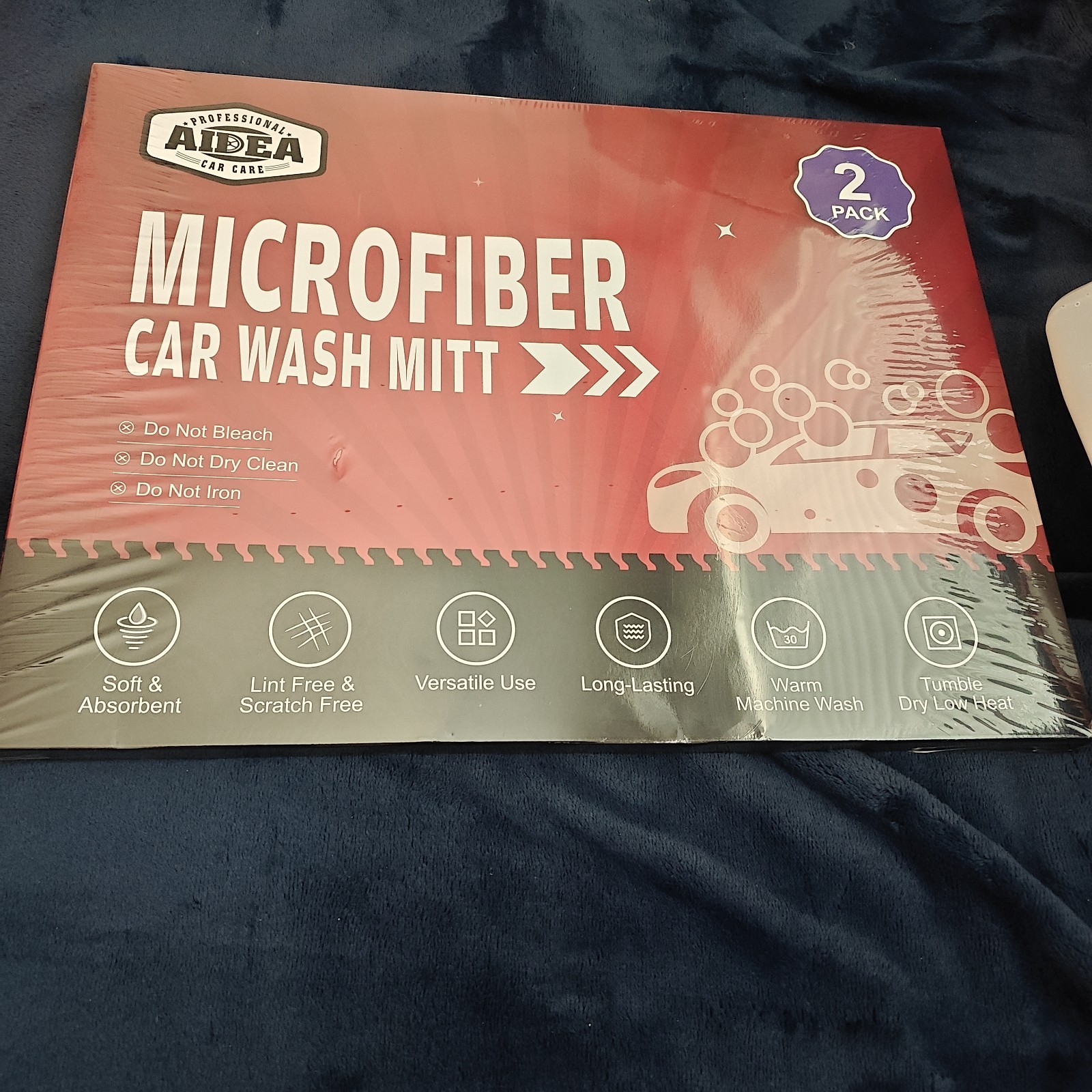 Car Wash & Garden Sprayer Lot Microfiber Mitt 2 Pack Ortho Dial N Spray