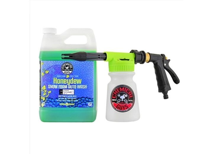 Chemical Guys Foam Blaster 6 Gun and 1 Gallon of Honeydew Snow Foam Car Wash Kit