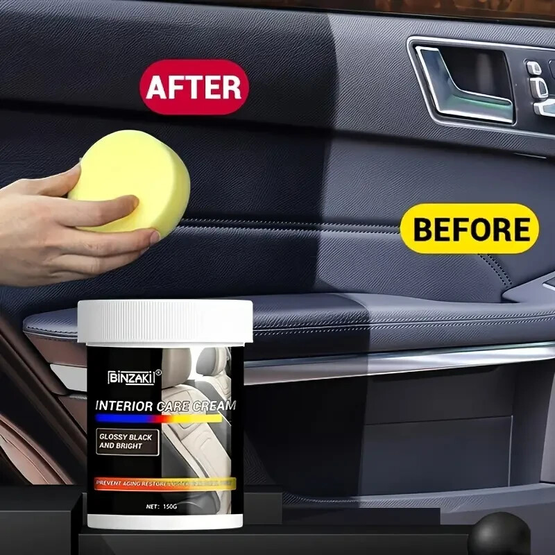 Car Interior Refurbishment Cream Plastic Restorer Polishing Leather Polish 150gm
