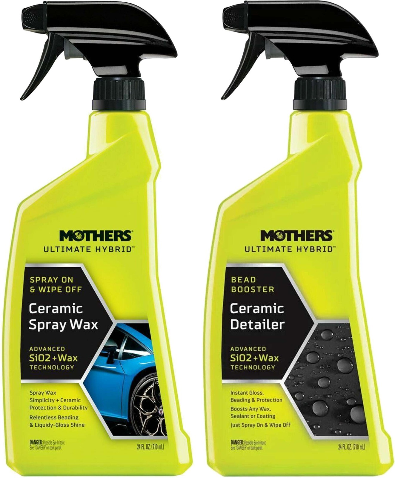 QTY 2 – Mothers Ultimate Hybrid Ceramic Spray Car Wax & Ceramic Detailer 24 oz