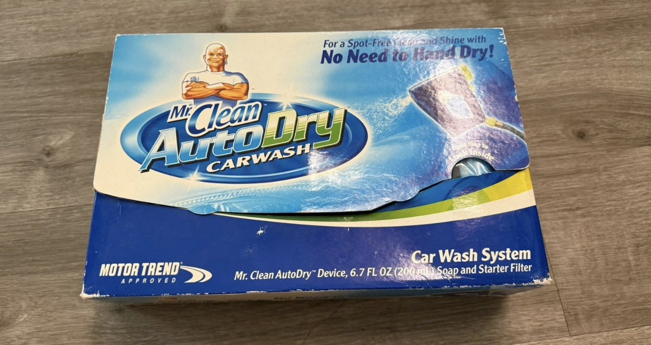 Mr Clean Auto Dry Car Wash System NOS Unused Sealed Containers