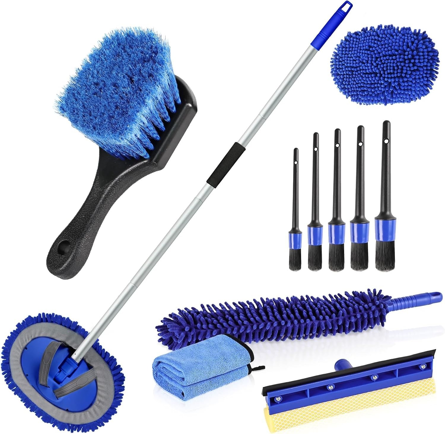 Ultimate 10-Piece Car Wash Brush Kit