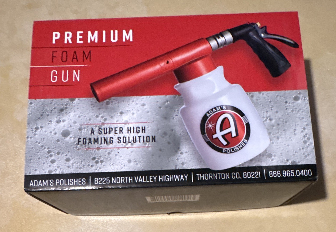 Adam’s Premium Foam Gun Car Wash Sprayer& Car Shampoo Garden Hose Compatible