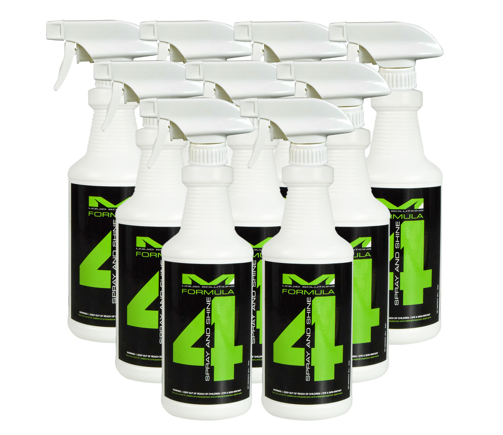 Matrix Liquid Solutions Formula 4 Biodegradable Spray&Shine Detailer 32oz 9 Pack