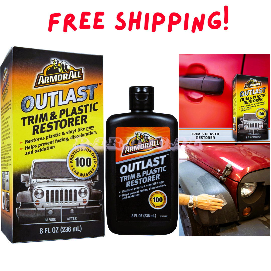 Armor All Outlast Car Trim & Plastic Cleaner , Cleans Cars, Trucks, 8 oz (NEW)