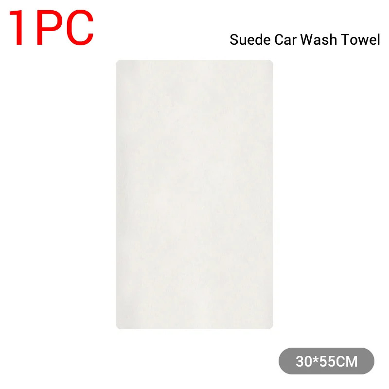 Natural Chamois Sheepskin Car Cleaning Drying Towel Quick Absorbent