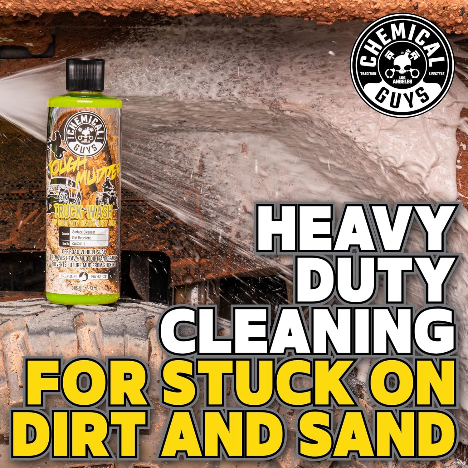Chemical Guys – TORQ Professional Foam Cannon & Tough Mudder Truck Wash (1 Gal)