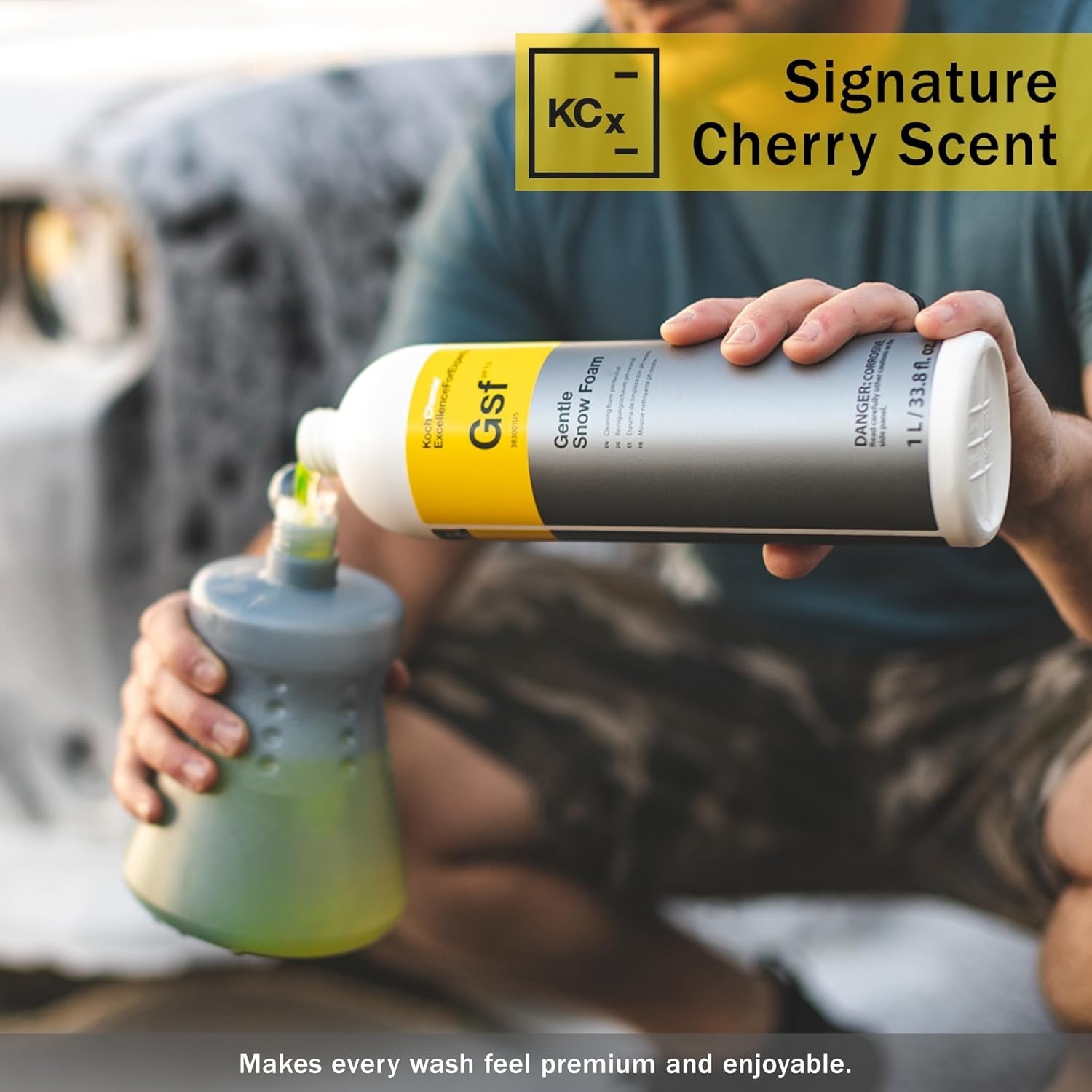Cherry Snow Foam – Gentle on Sealed Surfaces, 1L