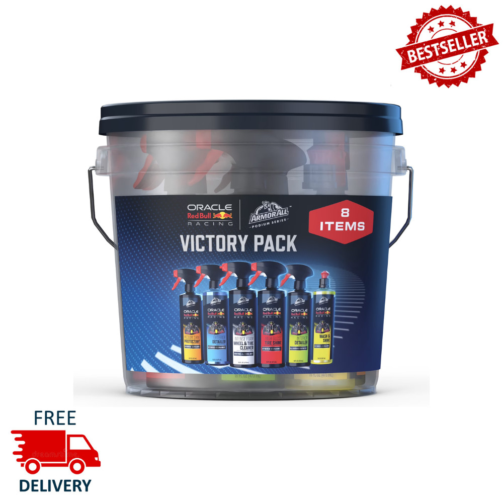 Armor All Podium Series Car Detailing Victory Pack, Oracle Red Bull Racing, 8PC