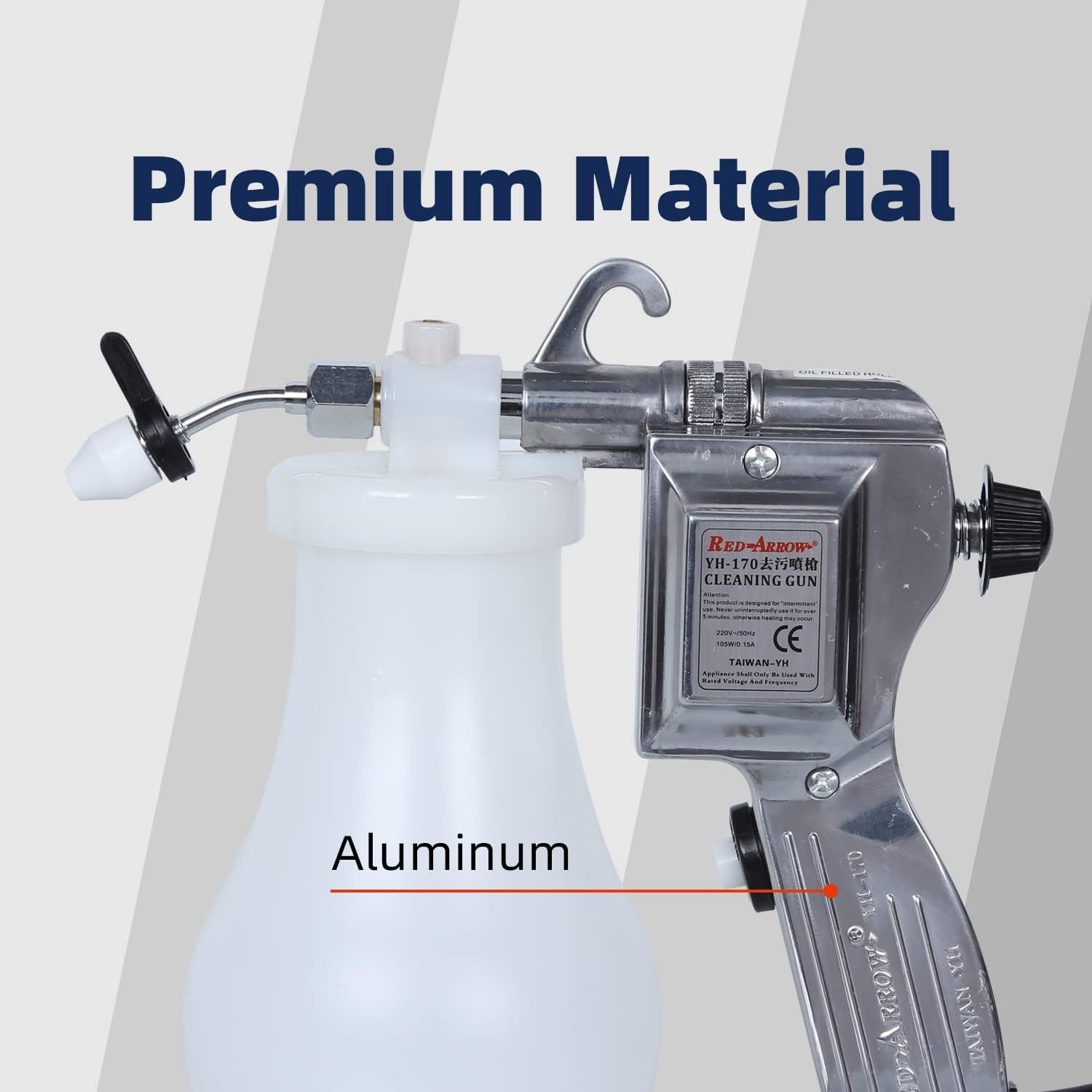 Yh-170 Textile Spot Cleaning Gun for Efficient Silk Screen Ink Removal Silver