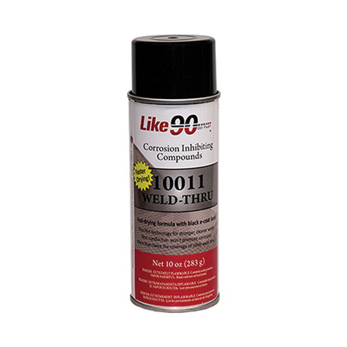 Like 90 10011 CIC Weld-Thru Aerosol, 10 oz Aerosol Can, Black