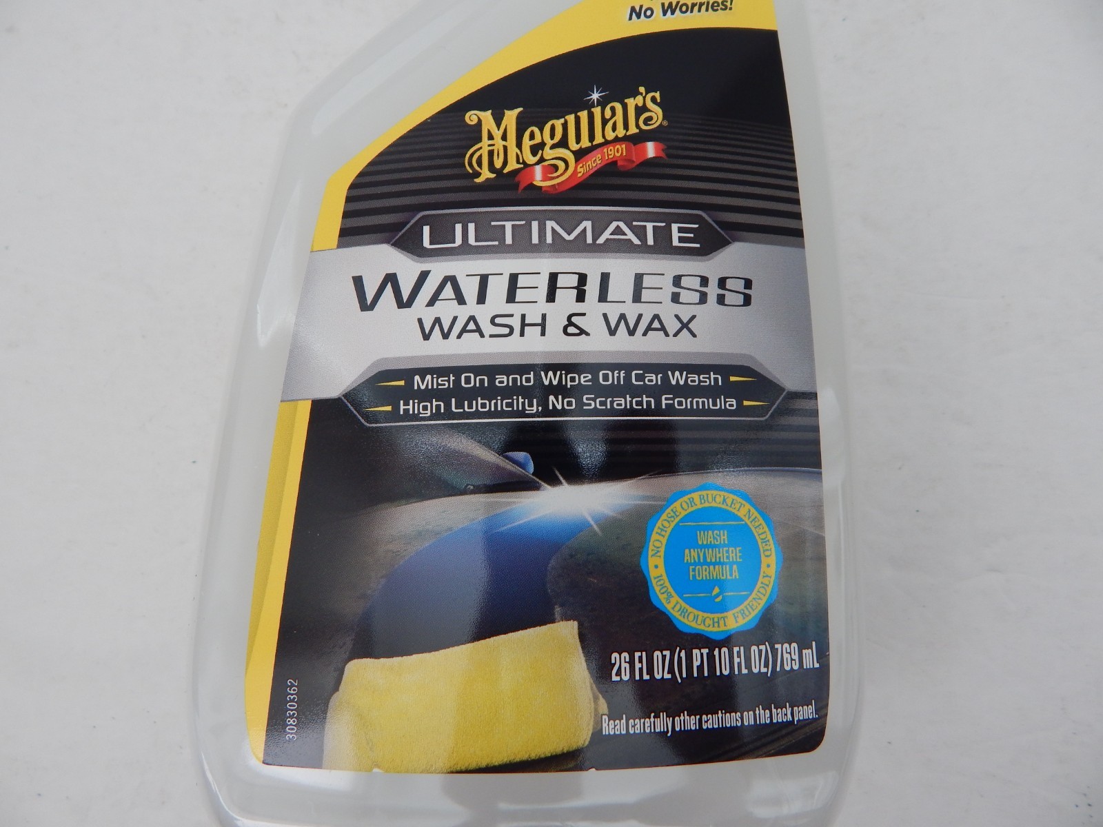 Meguiar’s Ultimate Waterless Wash & Wax: Quick Easy and Scratch-Free New