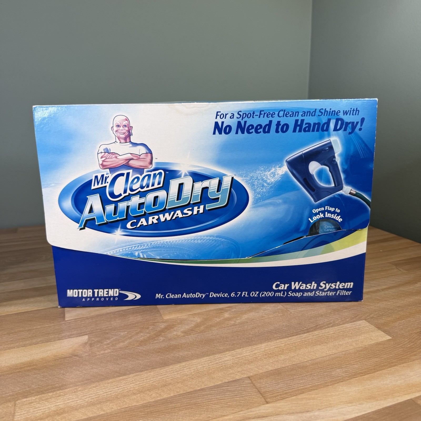 Mr Clean Auto Dry Car Wash Spray System Kit Soap Starter Filter Spot Free NEW