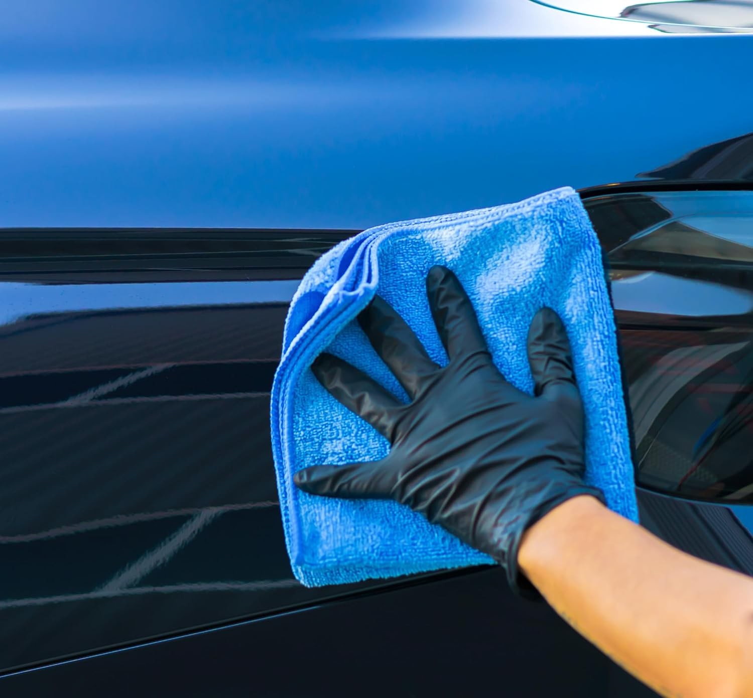 Wet or Waterless Car Wash Wax Kit 144 oz, UV Protected. Cleans