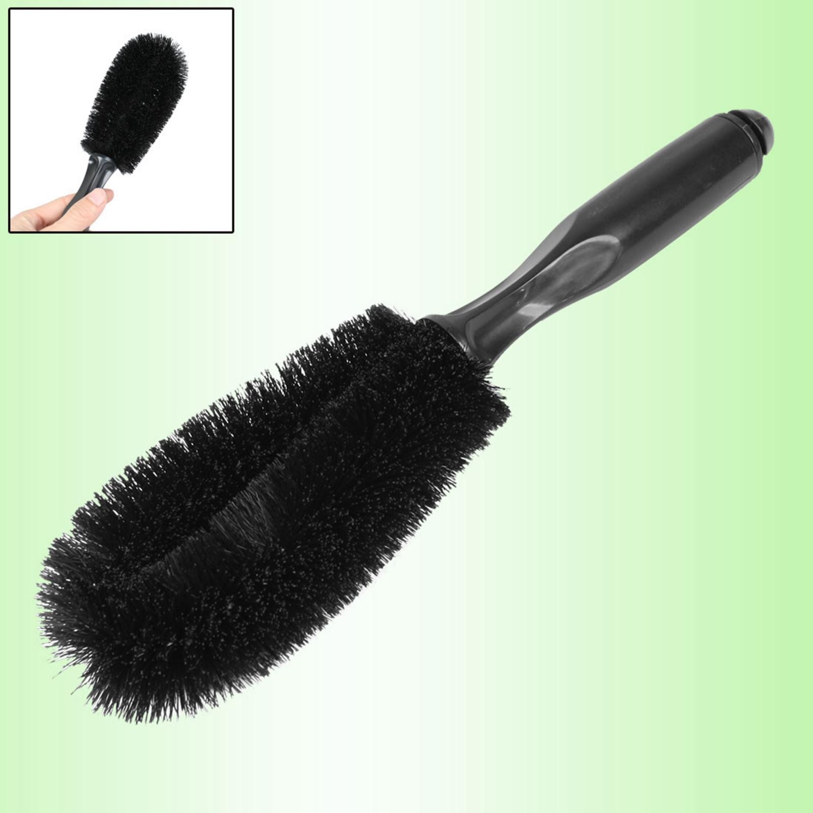 Black Truck Car Auto Wheel Tire Rim Brush Wash Cleaning Tool 10.6″ Long New