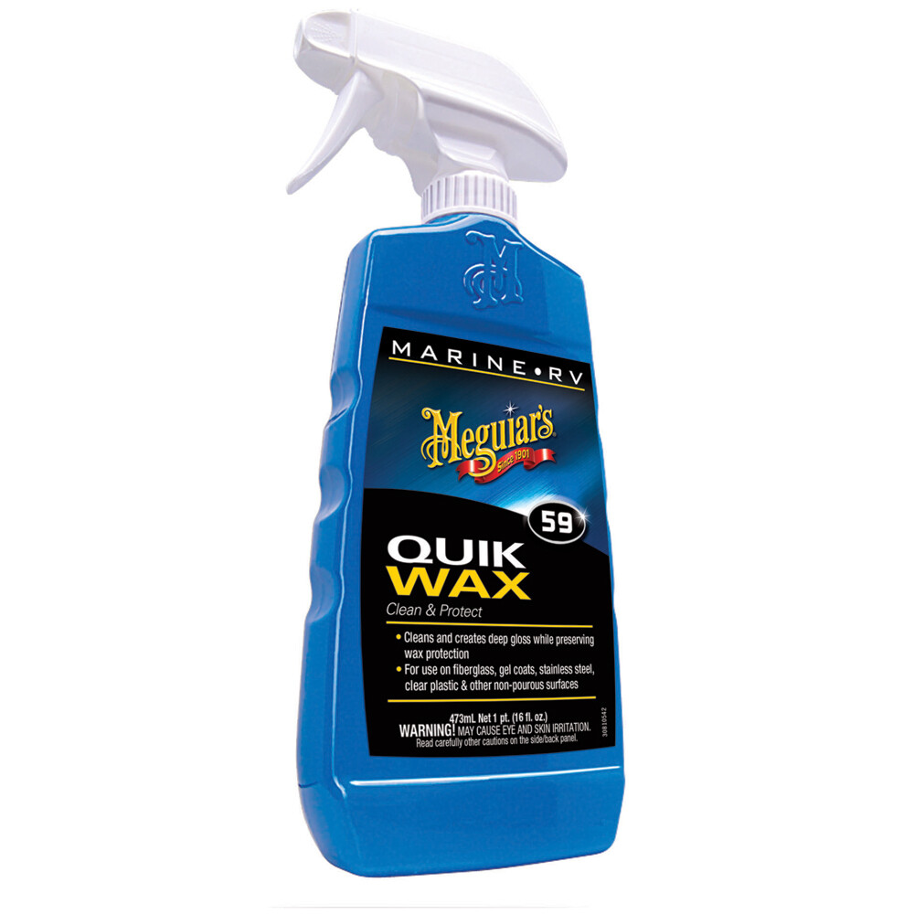 Meguiar’s #59 Quik Wax 16oz M5916 Outfitting Cleaning Strong Method Quickly