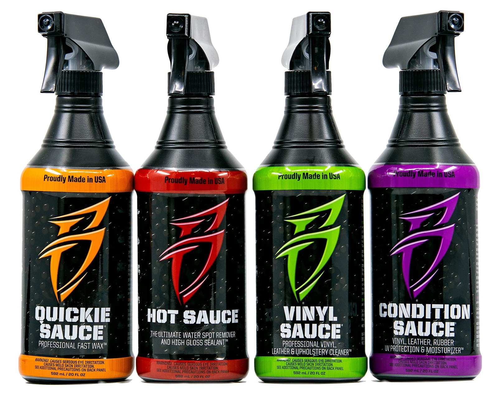 Bling Sauce Cleaning/detailing Kit For Cars Boats Rv Motorcycles4pack 20 Oz Each