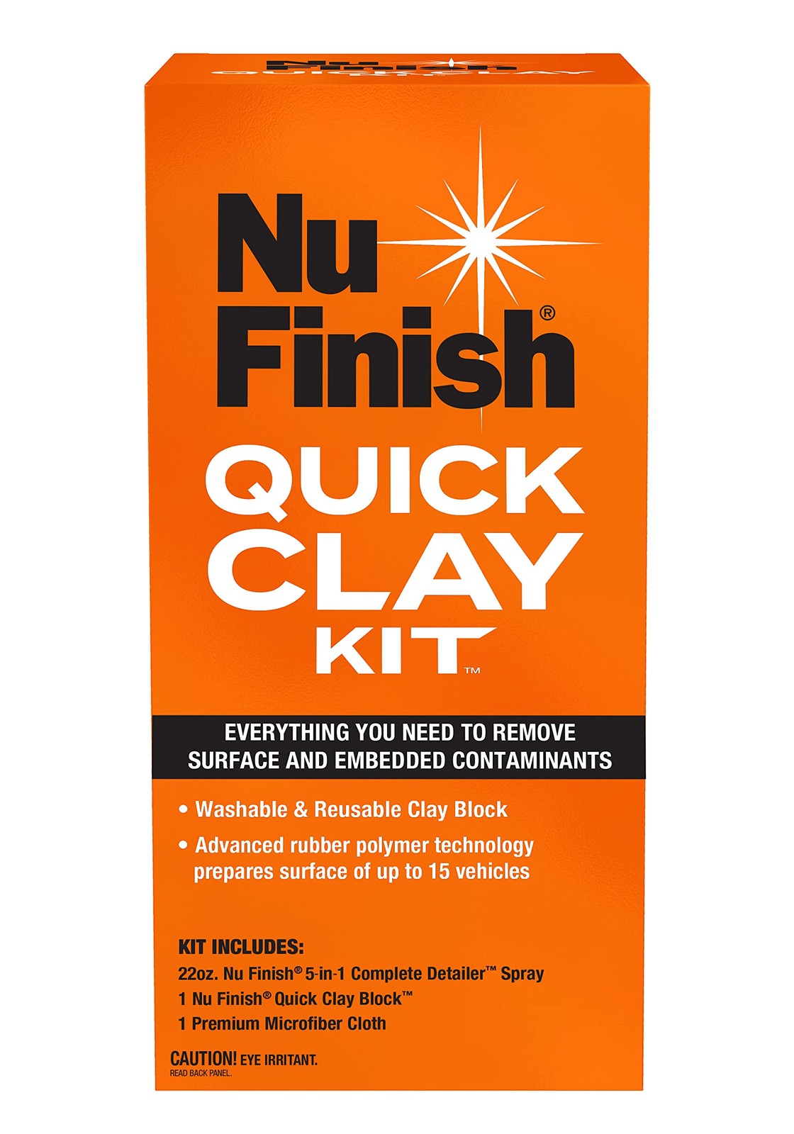 Quick Clay Car Kit With Clay Block 5in1 Detailer And Cloth 3 Items