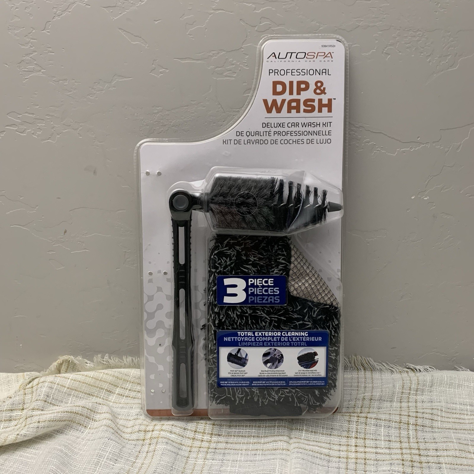 AutoSpa Professional Dip & Wash 3-Piece Deluxe Car Wash Kit