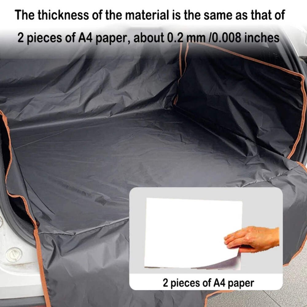 SUV Cargo Liner Waterproof Trunk Seat Cover for Back Area Universal Fit Interior