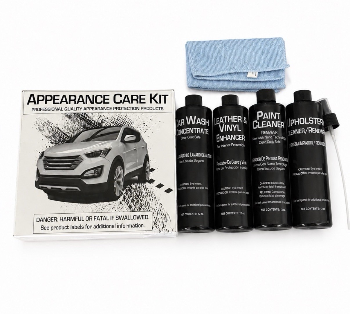 Car Care Cleaning Kit 4-piece kit
