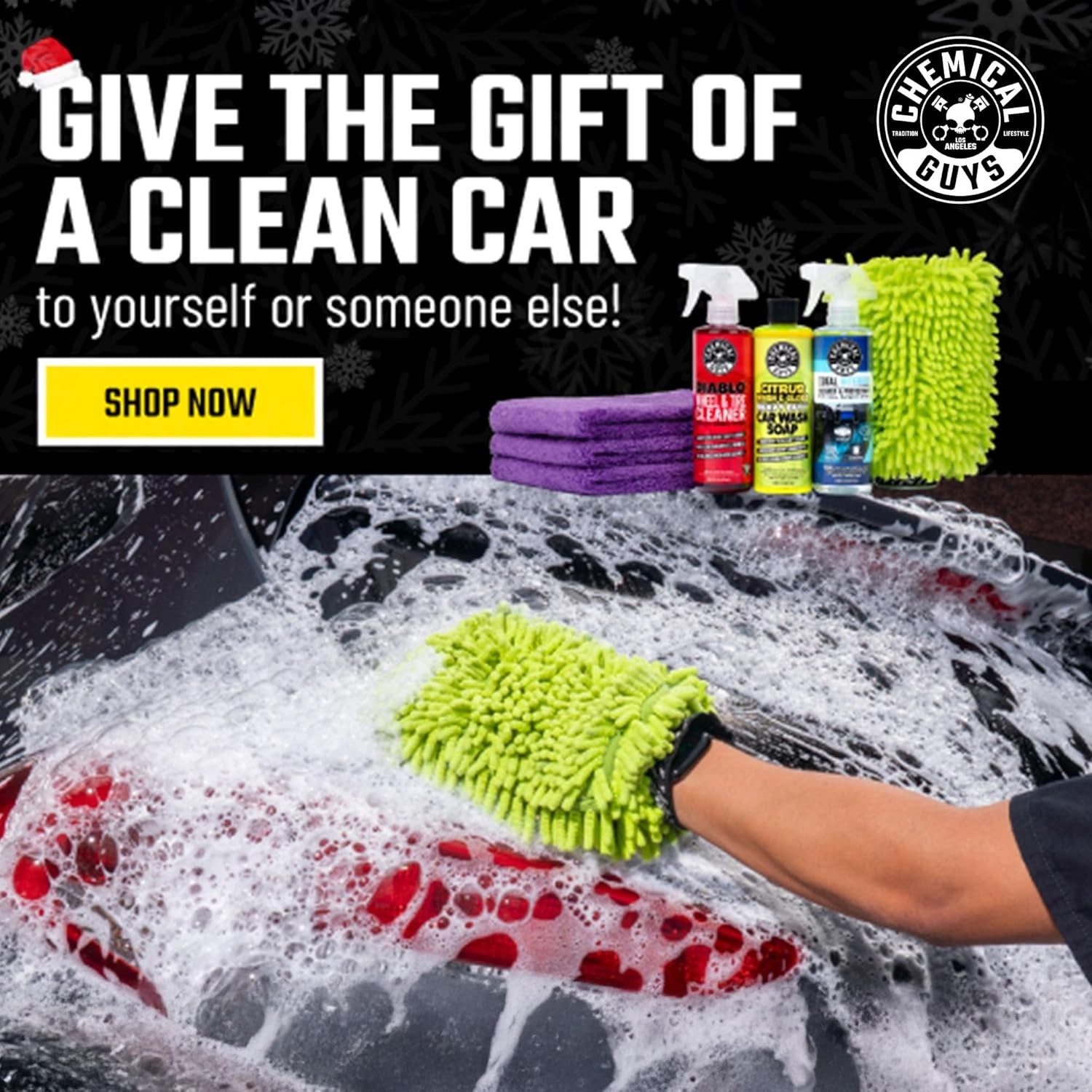 Clean and Shine Car Wash Starter Kit – 7-Piece Set with 3 x 16 oz