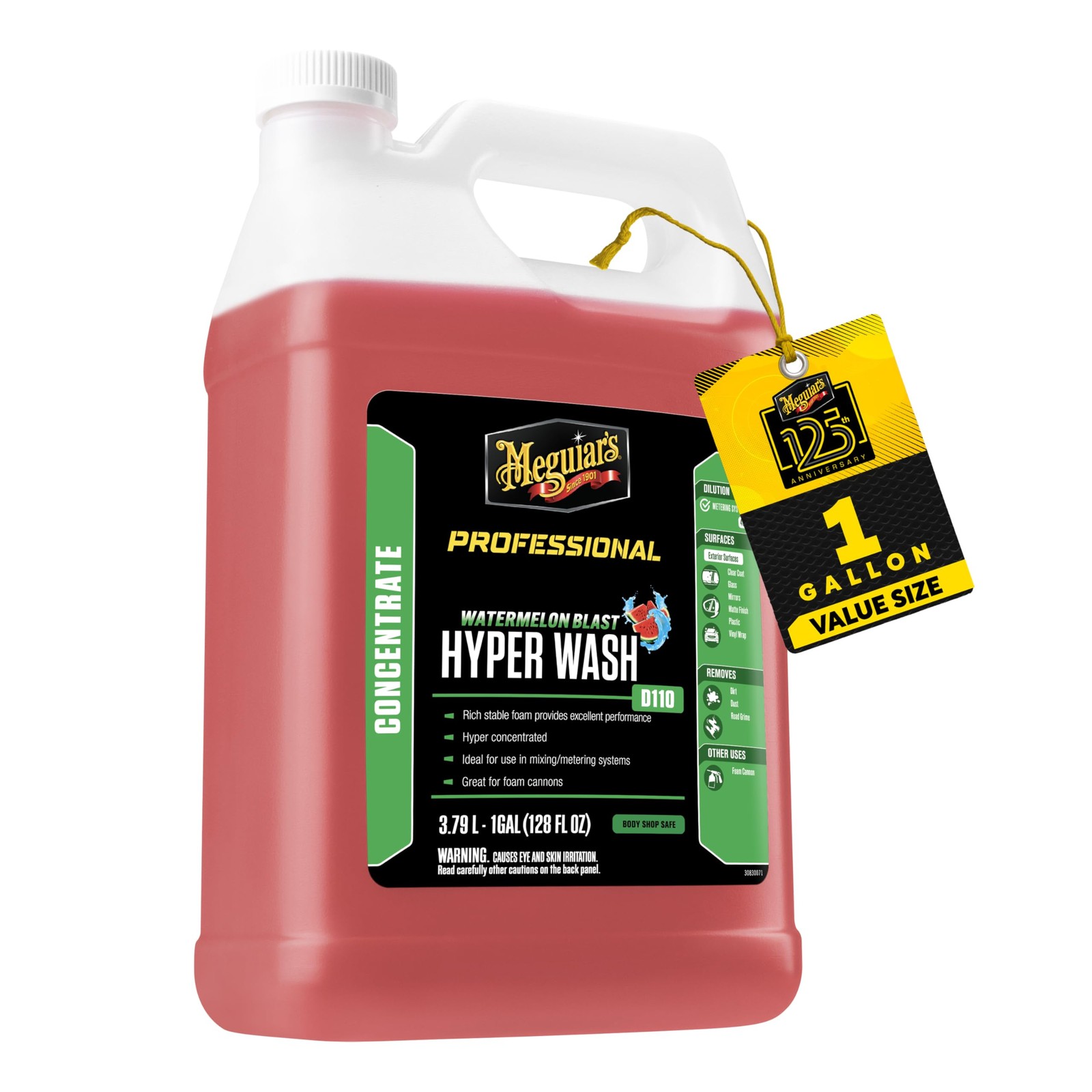 Meguiar’s D110 Hyper Wash Foaming Car Wash, Lifts Off Dirt and Leaves a Rich Shi