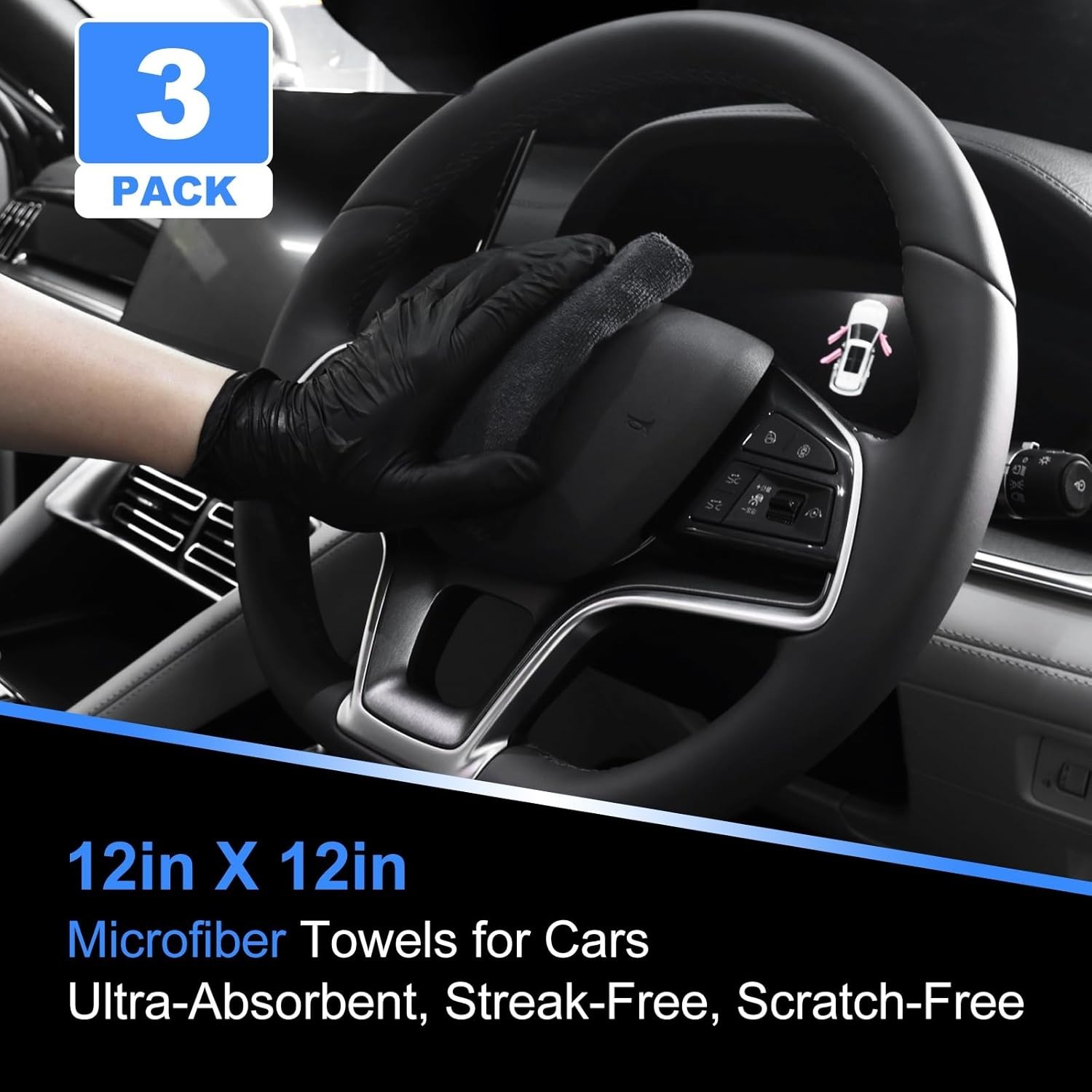 10PCS Car Detailing Cleaning Kit Interior Cleaner, Car Detailing Brushes, Car…