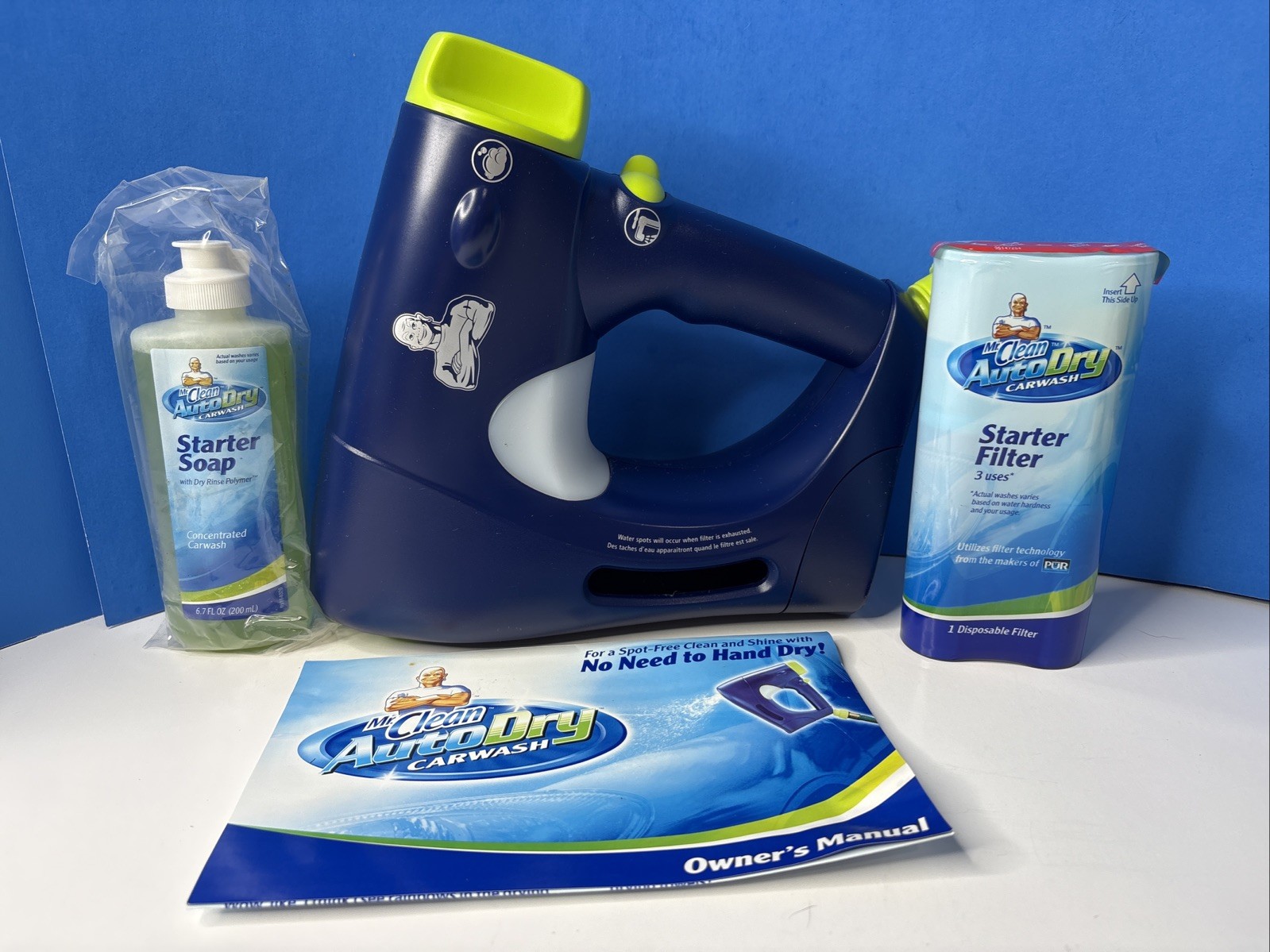 Mr Clean Auto Dry Car Wash System Kit – New No Box