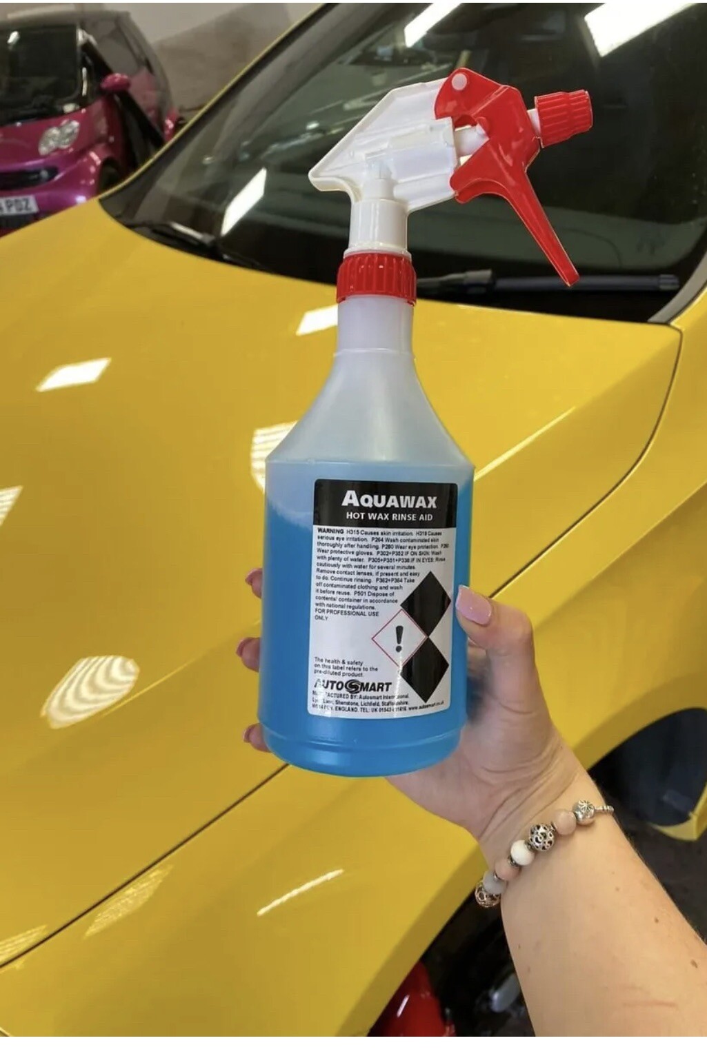 Autosmart Aquawax 600ml (Hot car wax rinse aid – glossy finish TRADE)