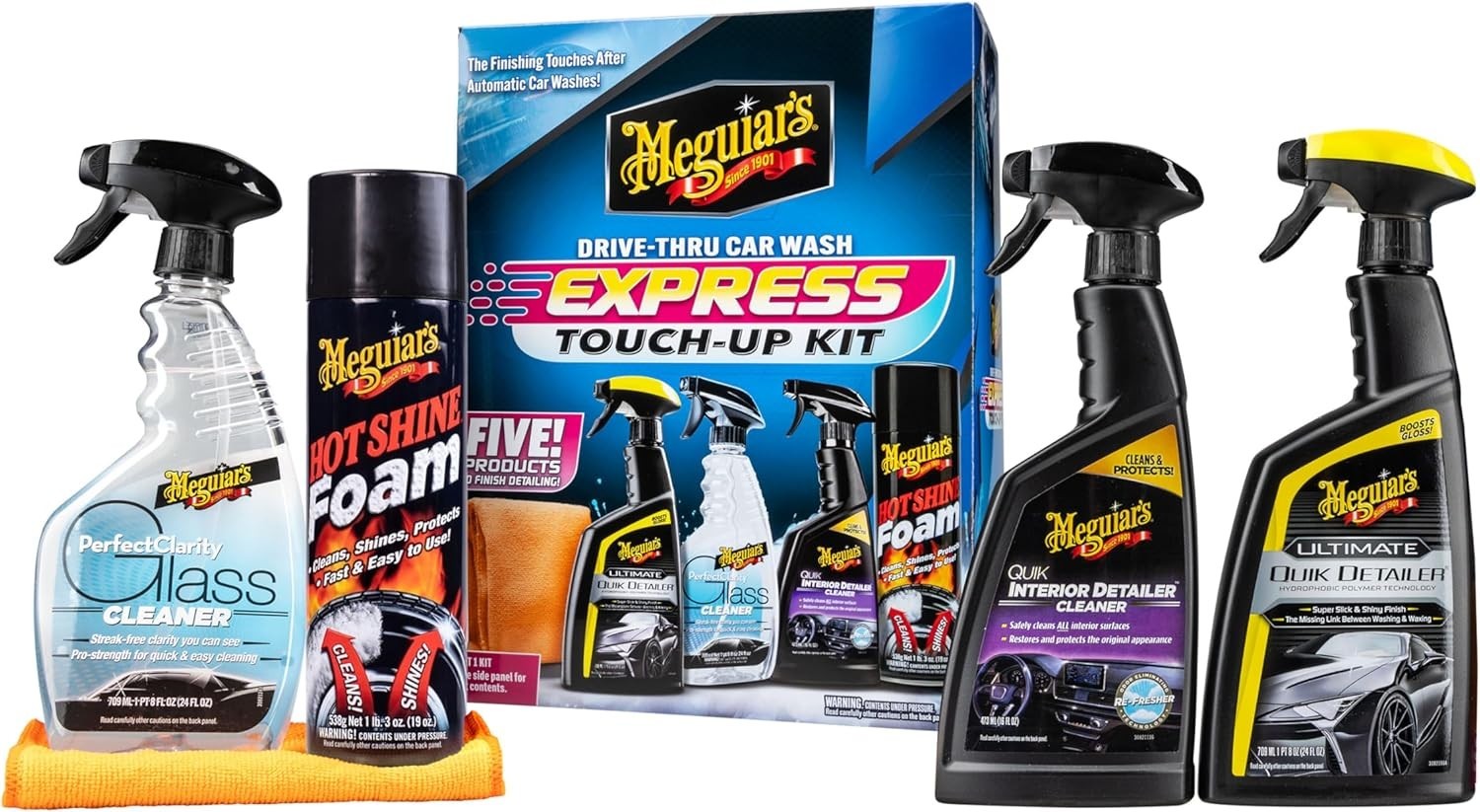 Car Wash Express Touch-Up Kit – Quick Detailing for Pristine Looks Inside & Out
