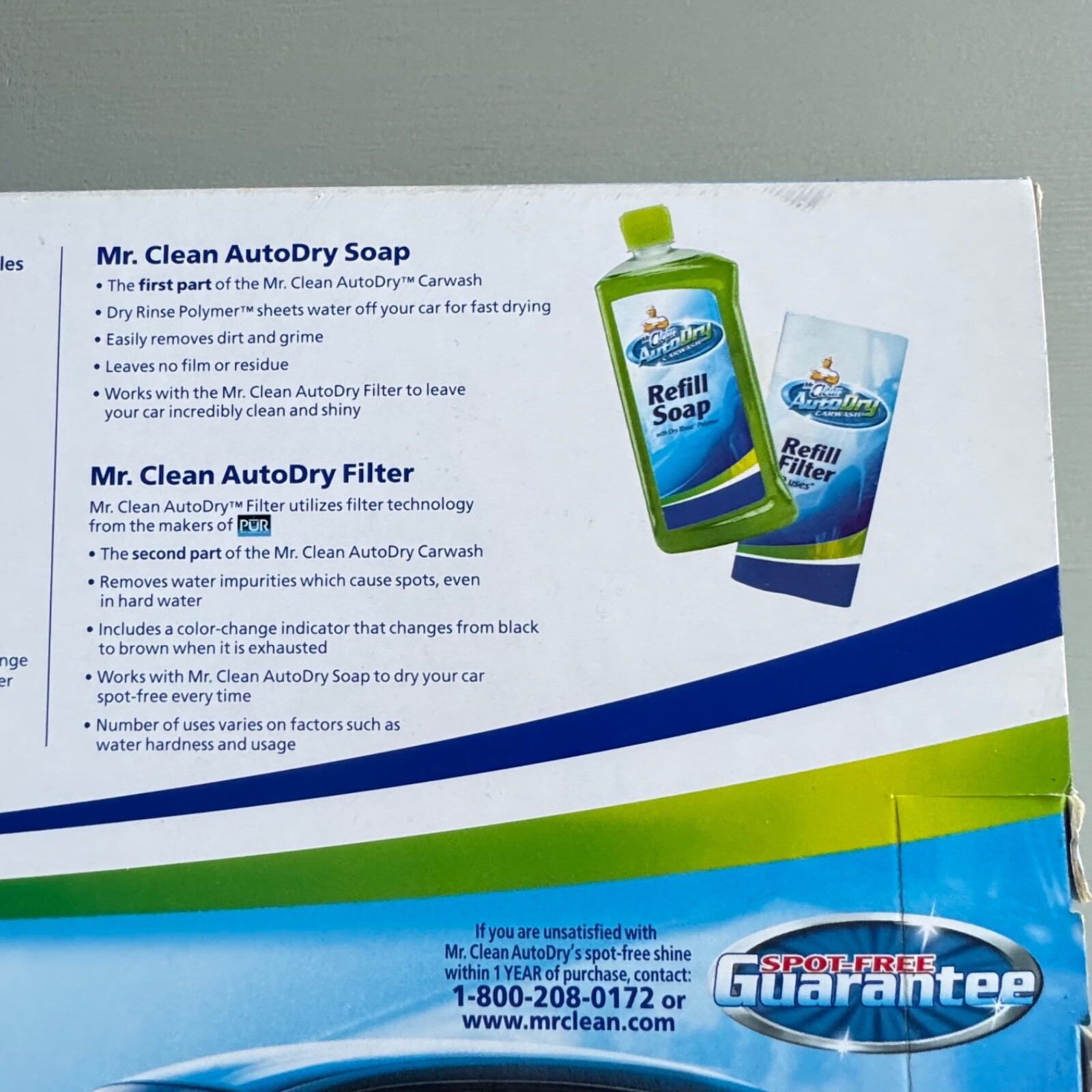 Mr. Clean Auto Dry Car Wash System Kit Device Soap and Starter Filter New Unused