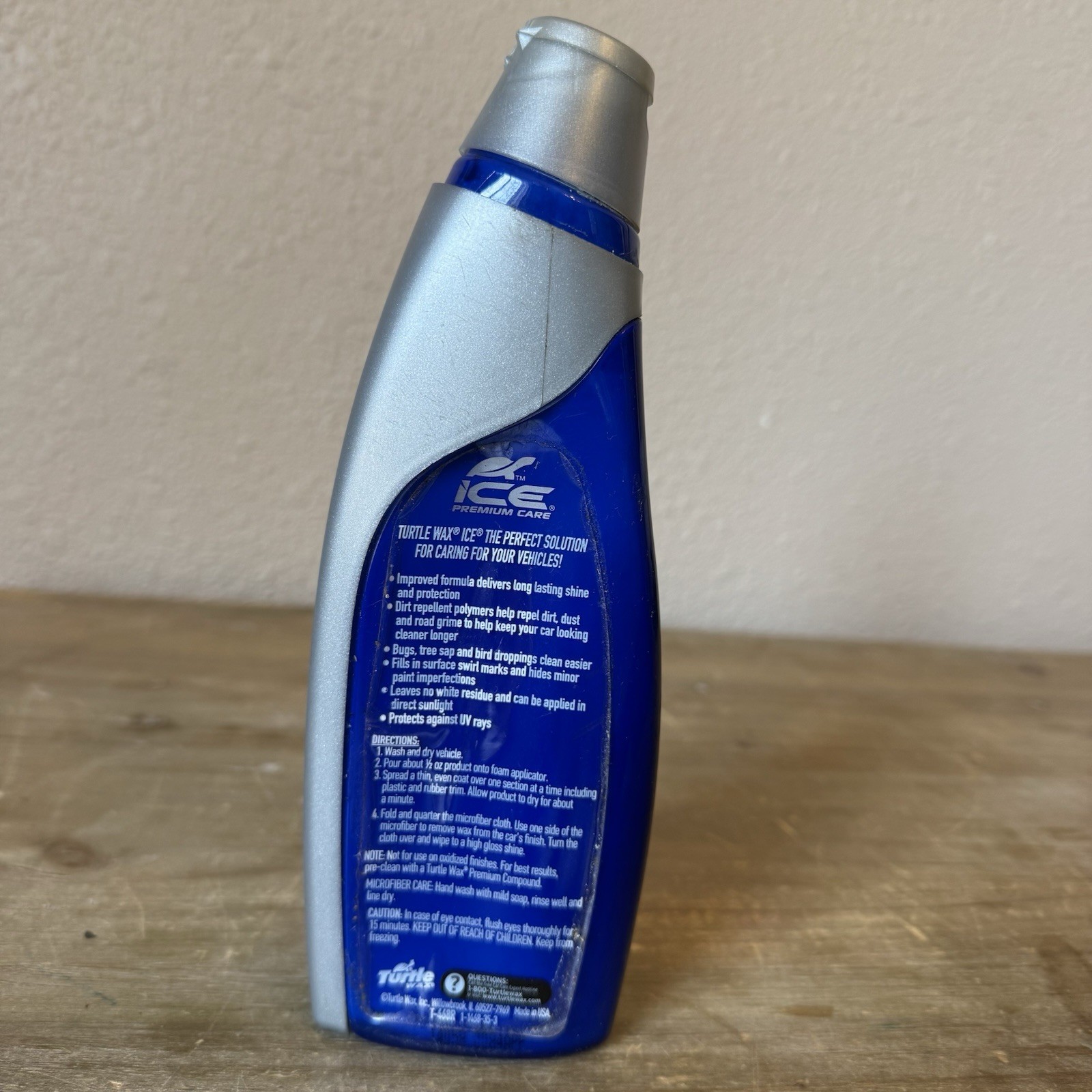 Turtle Wax Ice Premium Car Care Liquid Wax 14 Fl Oz Solution Only