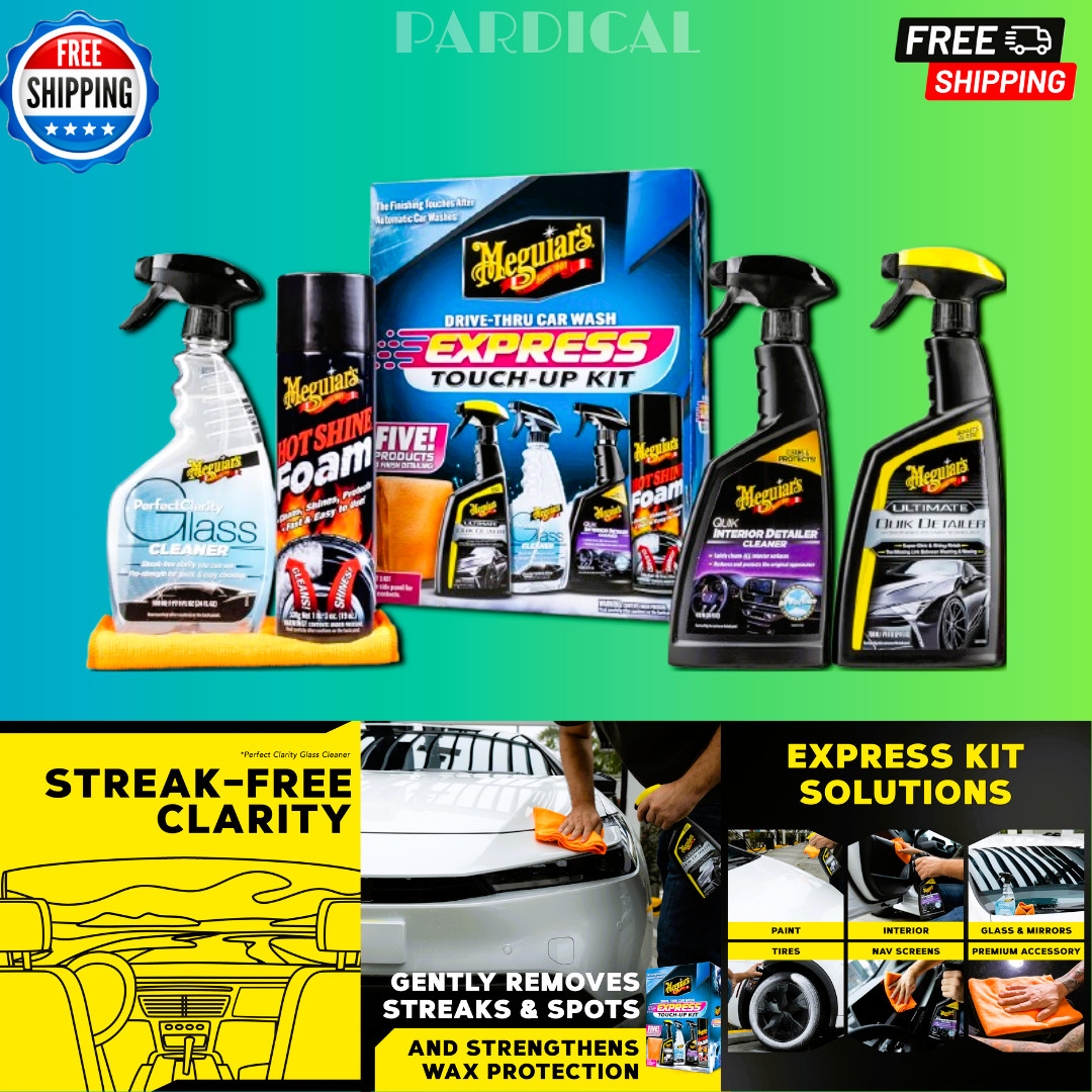 Meguiar’s Drive-Thru Car Wash Express Touch-Up Kit – The Perfect Car Detailing K